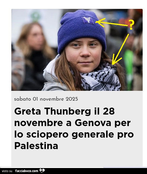Greta Thunberg, Genova, Pro-Pal