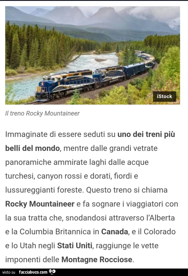 Rocky Mountaineer train
