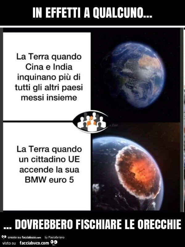 In effetti a qualcuno&hellip; dovrebbero fischiare le orecchie