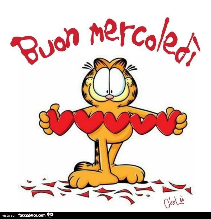 Buon Mercoledรฌ da Garfield