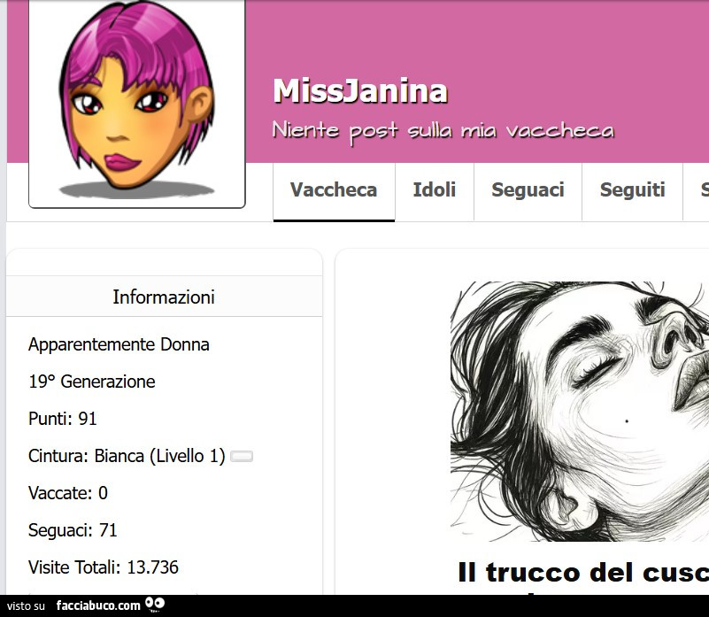 Facciabuchine elusive