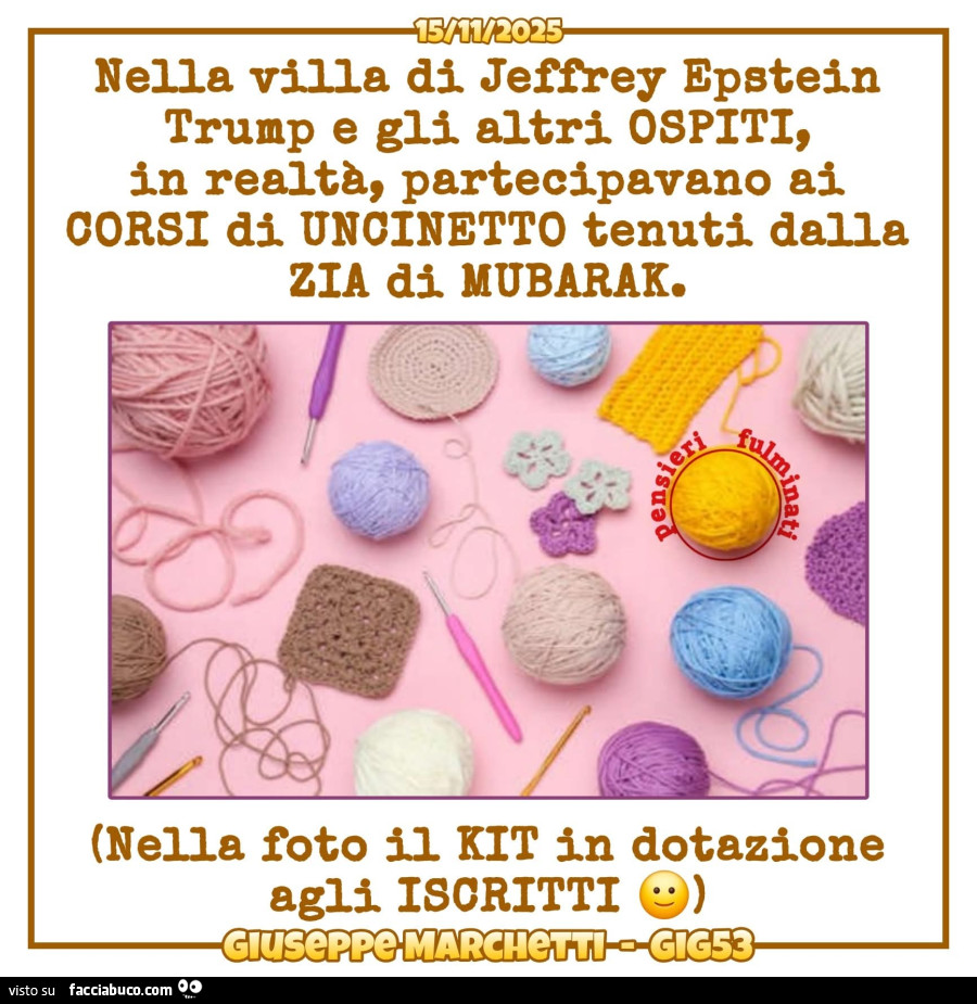 Silvio trump EPSTEIN nipote mubarak