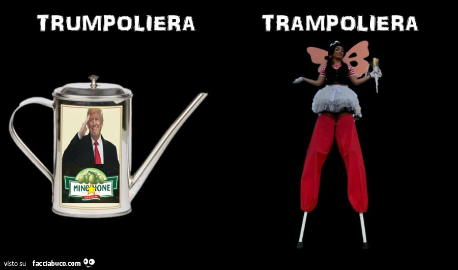 Trumpoliera. Trampoliera