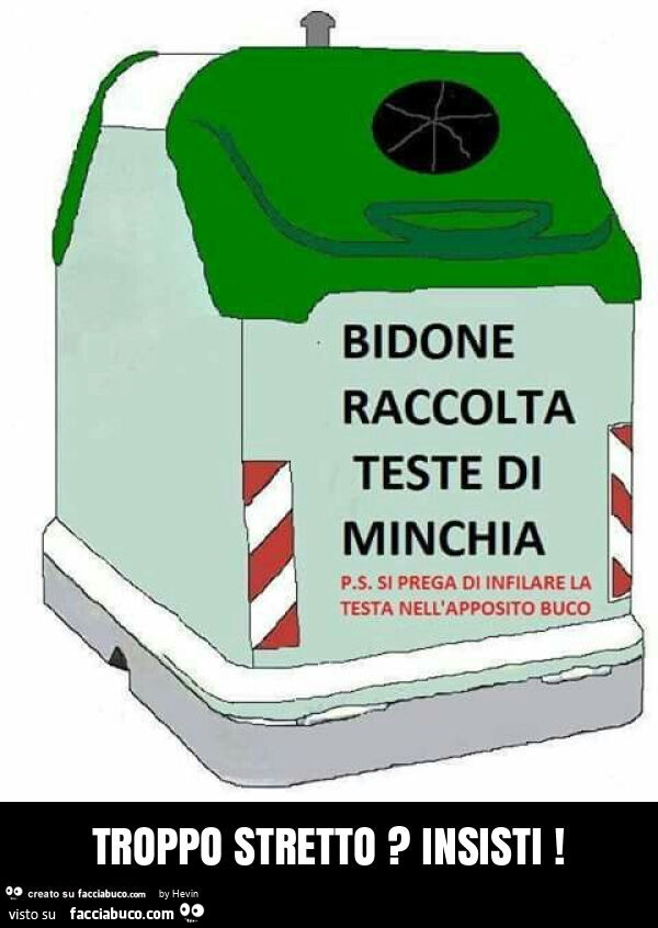 Troppo stretto? Insisti