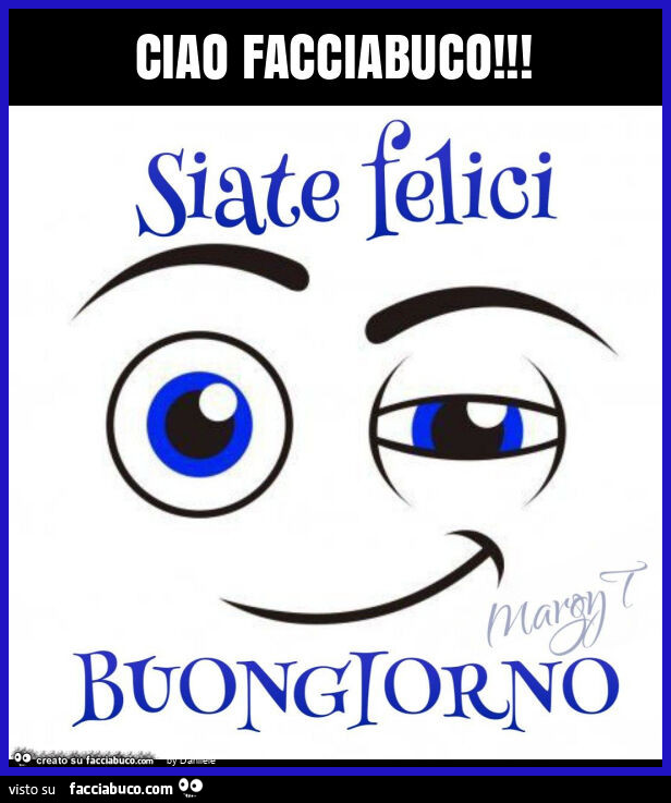 Ciao facciabuco
