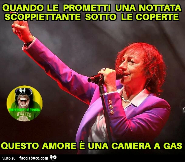 Quando le prometti una nottata scoppiettante sotto le coperte questo amore è una