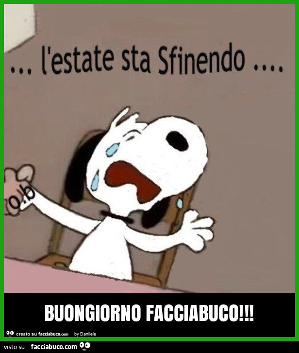 Buongiorno facciabuco