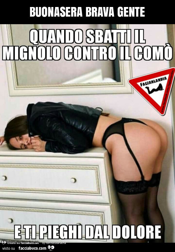 Buonasera brava gente