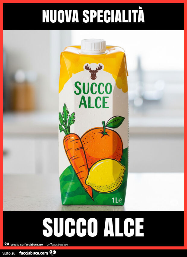 Nuova specialità succo alce