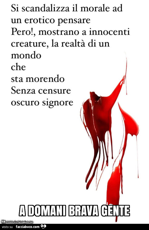 A domani brava gente