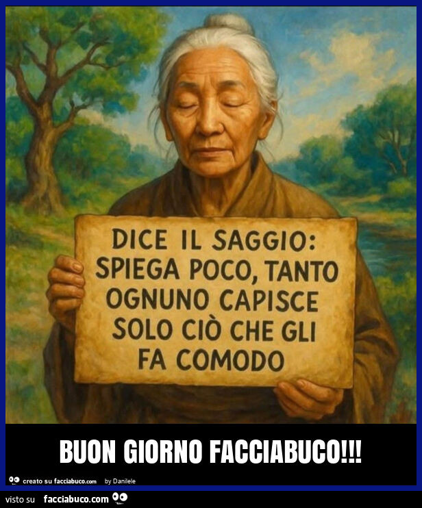 Buon giorno facciabuco