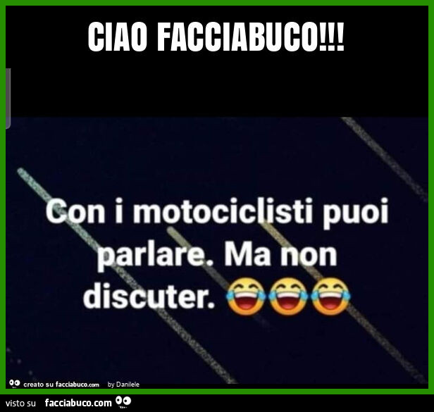 Ciao facciabuco