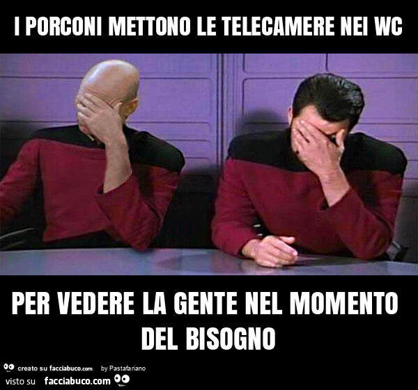 I porconi mettono le telecamere nei wc per vedere la gente nel momento del bisogno