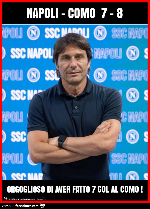 Napoli - como 7 - 8 orgoglioso di aver fatto 7 gol al como