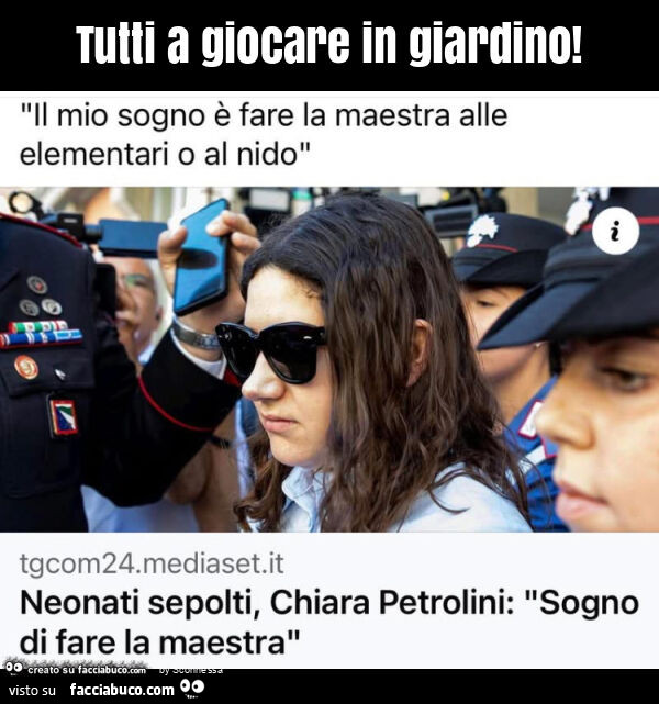 Tutti a giocare in giardino