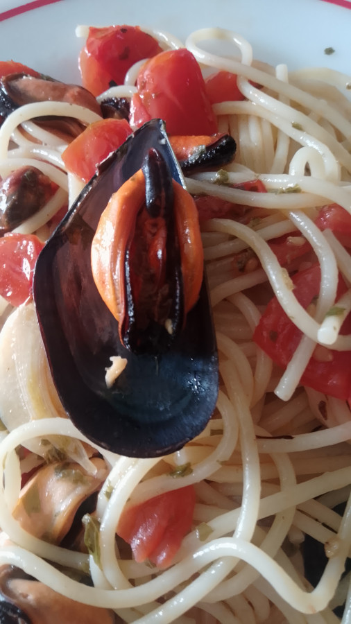 Spaghetti con le cozze