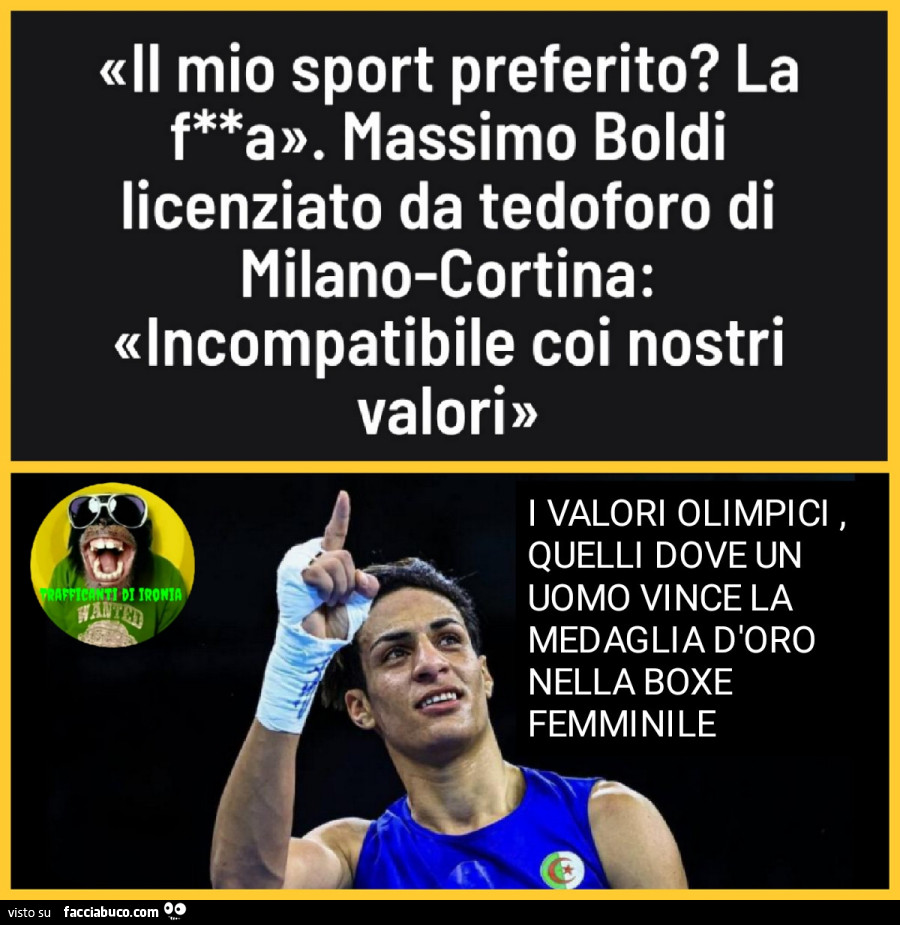 Il mio sport preferito la f**a massimo boldi licenziato da tedoforo