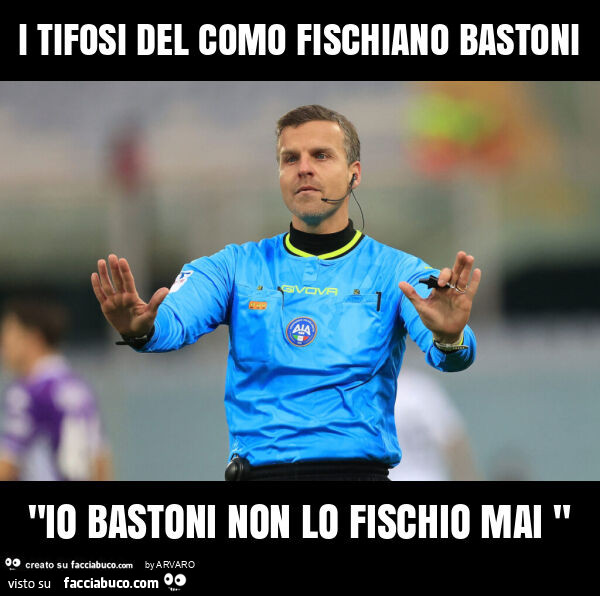 I tifosi del como fischiano bastoni "io bastoni non lo fischio mai "