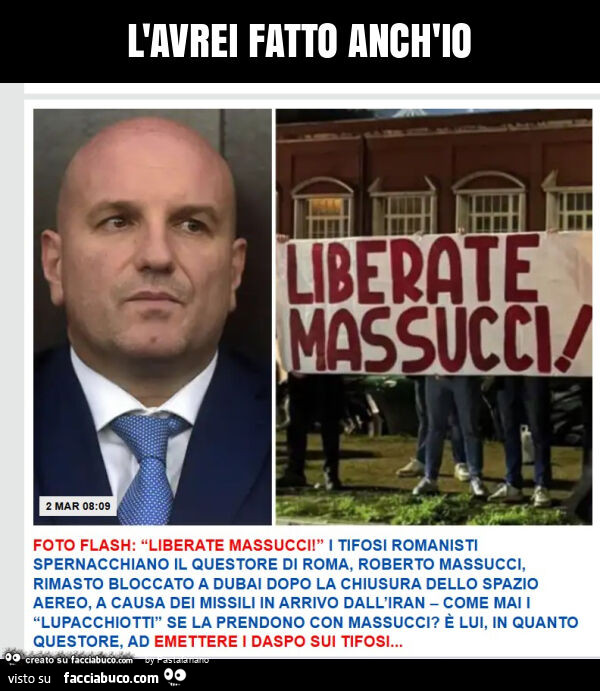 L'avrei fatto anch'io