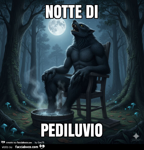 Notte di pediluvio
