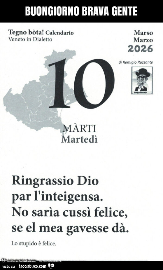 Buongiorno brava gente