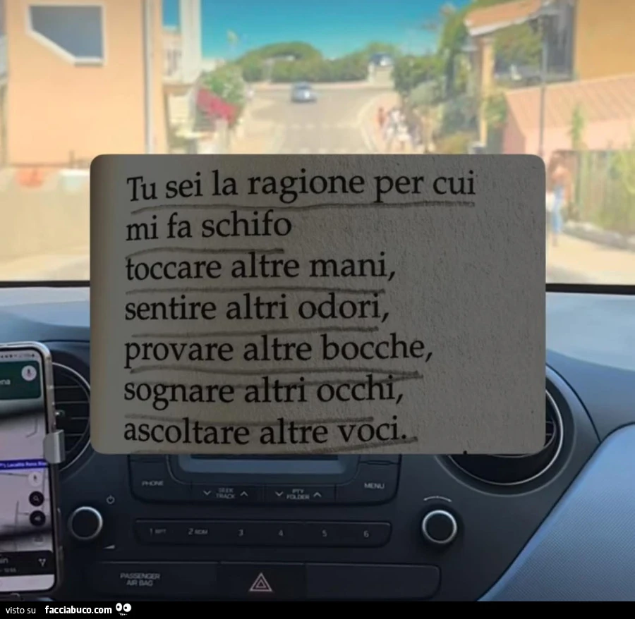 Mi fai schifo