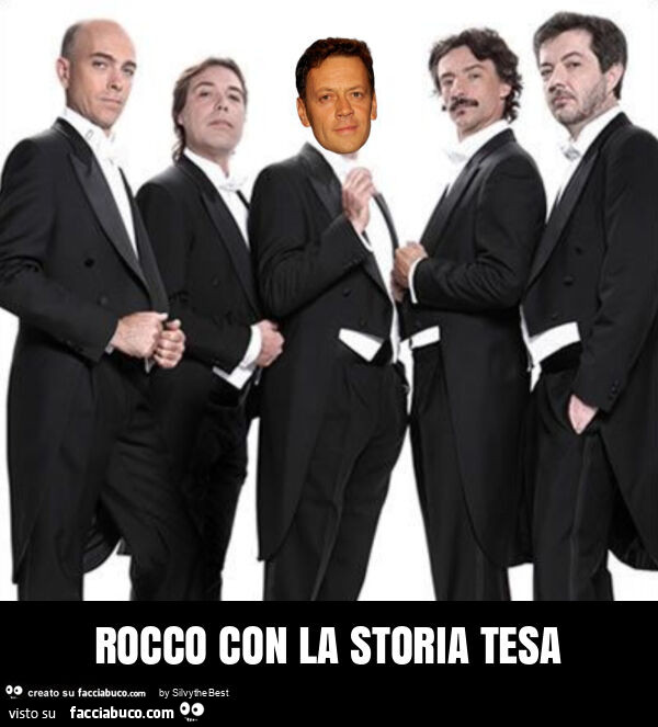 Rocco con la storia tesa
