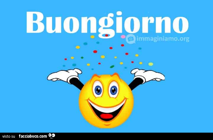 Buongiorno emoji