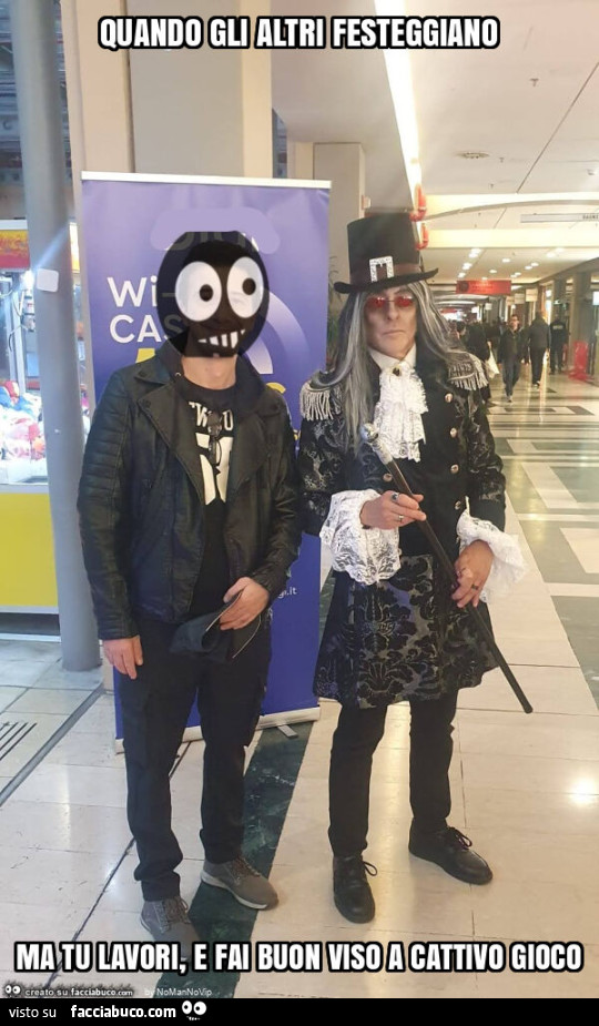 Quando gli altri festeggiano ma tu lavori, e fai buon viso a cattivo gioco