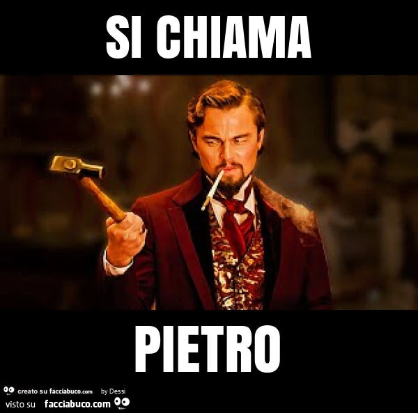 Si chiama pietro