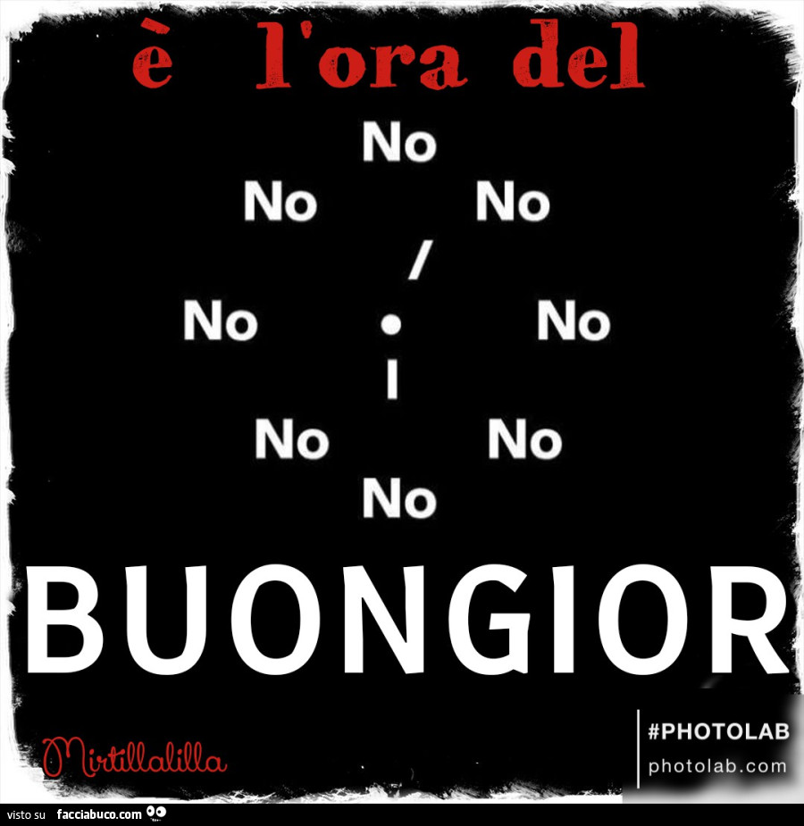 L'ora del buongiorno