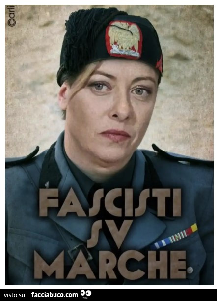 Risultati voto Marche, satira politica