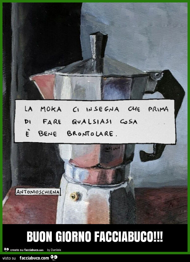 Buon giorno facciabuco