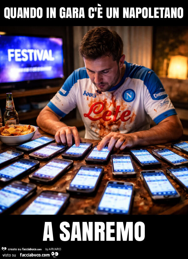 Quando in gara c'è un napoletano a sanremo