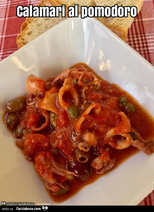 Calamari al pomodoro