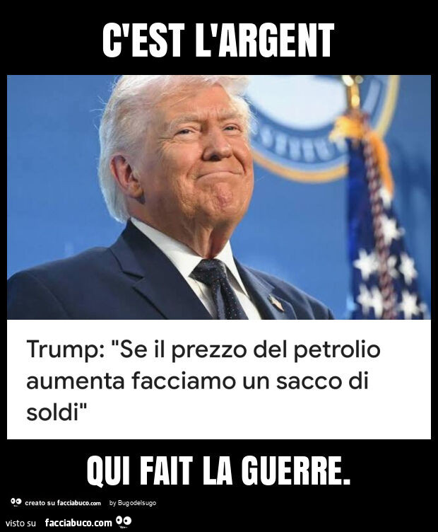 C'est l'argent qui fait la guerre