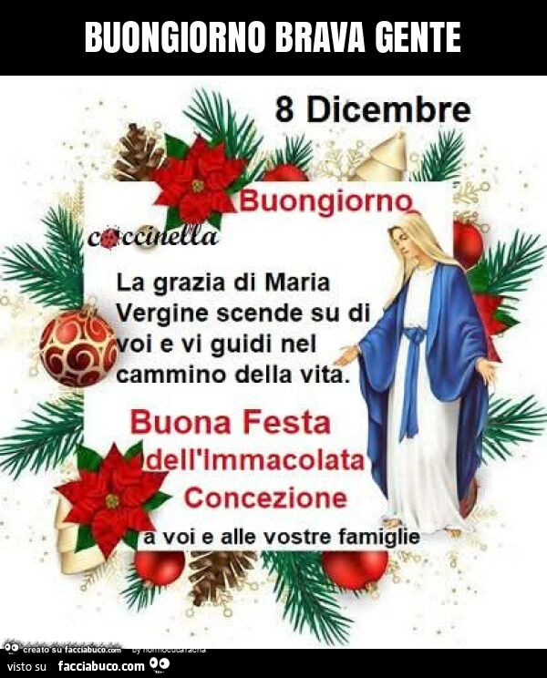 Buongiorno brava gente