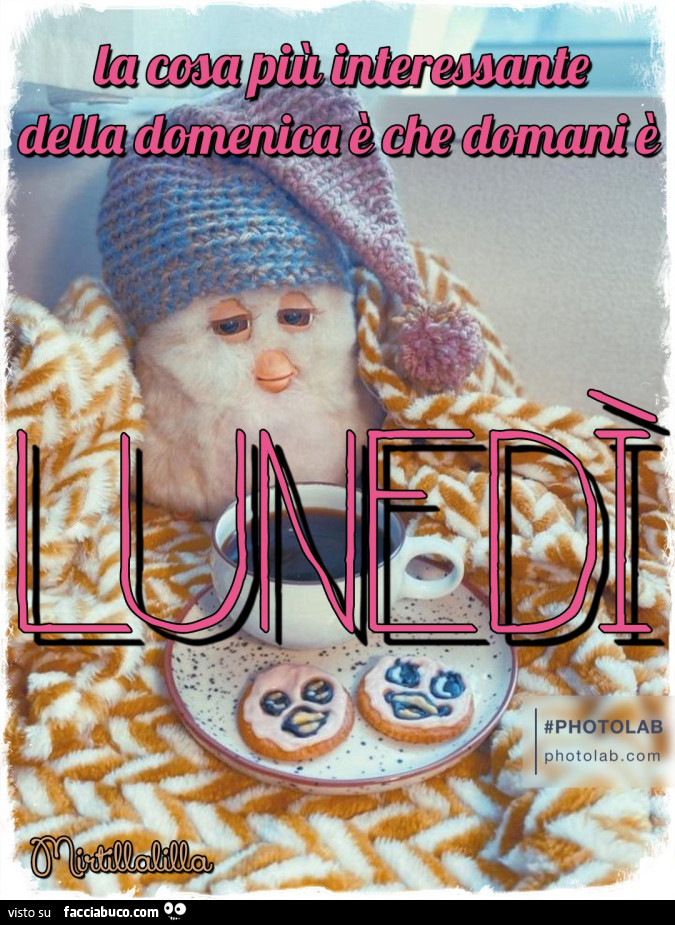 Domani è lunedì