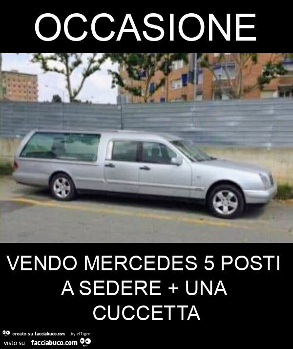 Occasione vendo mercedes 5 posti a sedere + una cuccetta