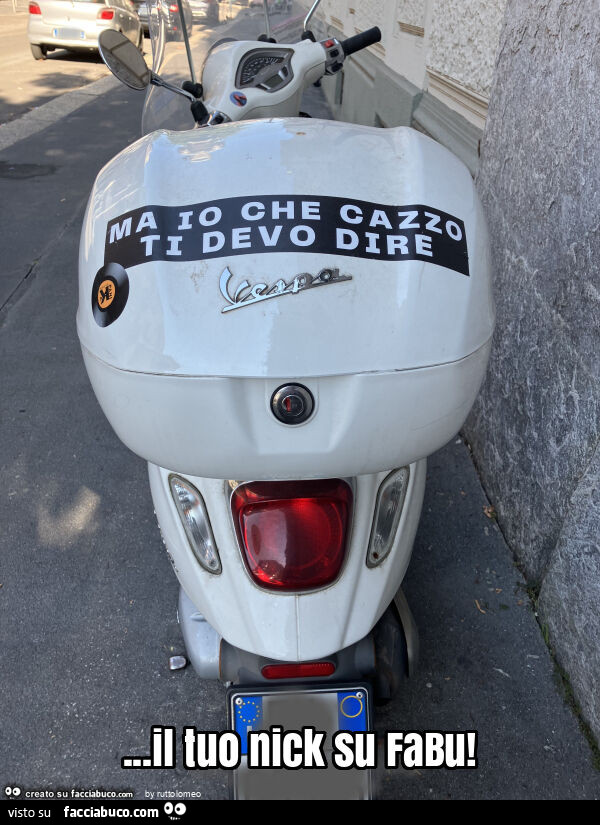 Il tuo nick su fabu