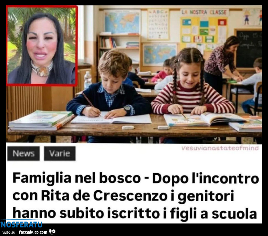 Famigli nel bosco. Io Voto NO