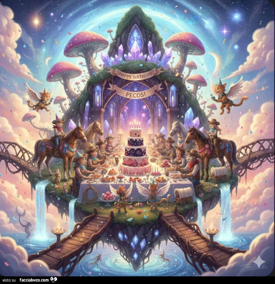 Pecos buon compleanno isola che non c'è