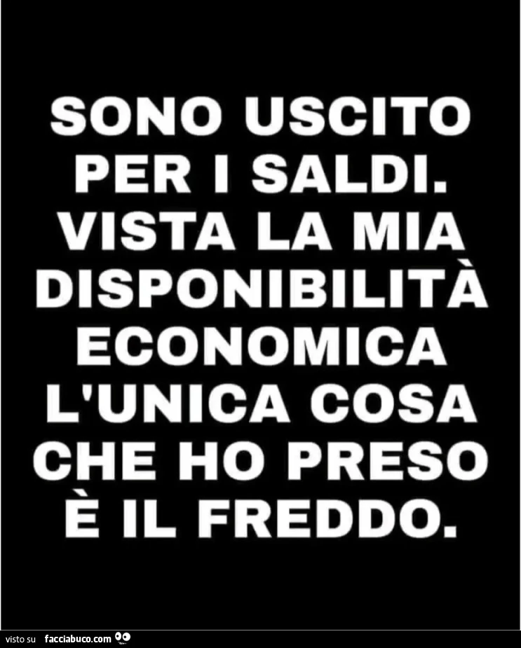 No money