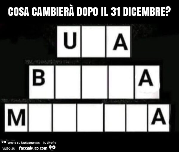 Cosa cambierà dopo il 31 dicembre?