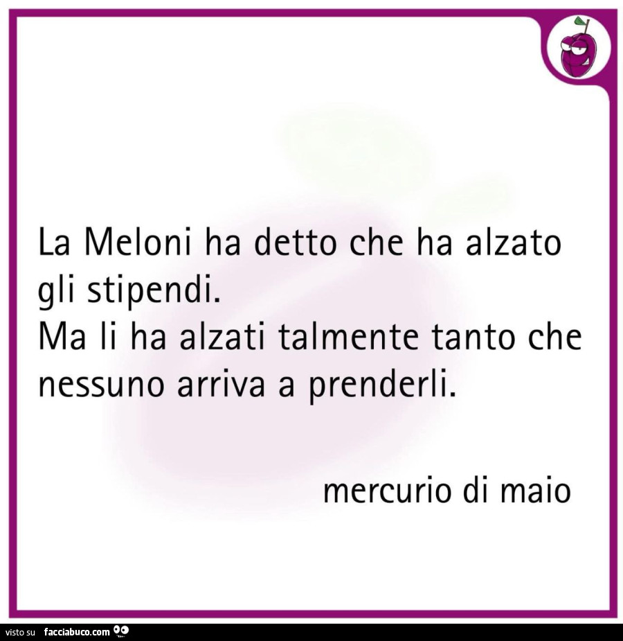La meloni ha detto che ha alzato gli stipendi. Ma li ha alzati talmente tanto che nessuno arriva a prenderli