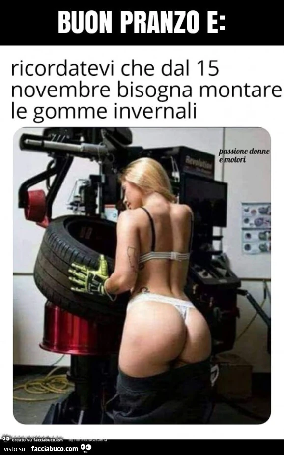 Buon pranzo e