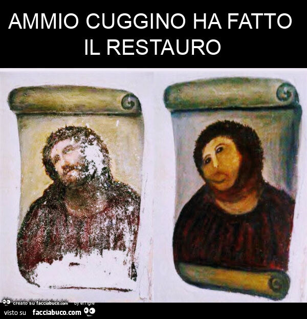 Ammio cuggino ha fatto il restauro