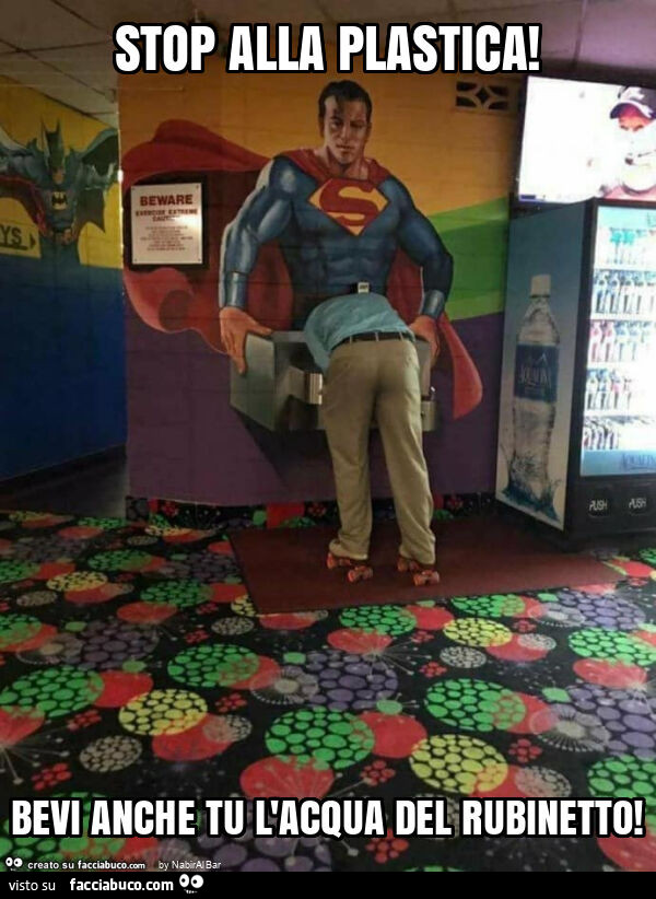 Stop alla plastica! Bevi anche tu l'acqua del rubinetto