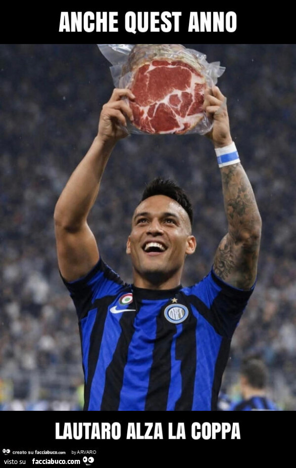 Anche quest anno lautaro alza la coppa