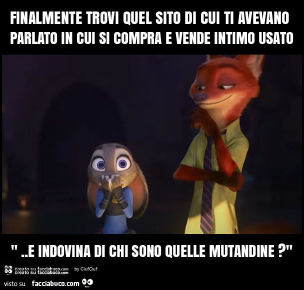Finalmente trovi quel sito di cui ti avevano parlato in cui si compra e vende intimo usato